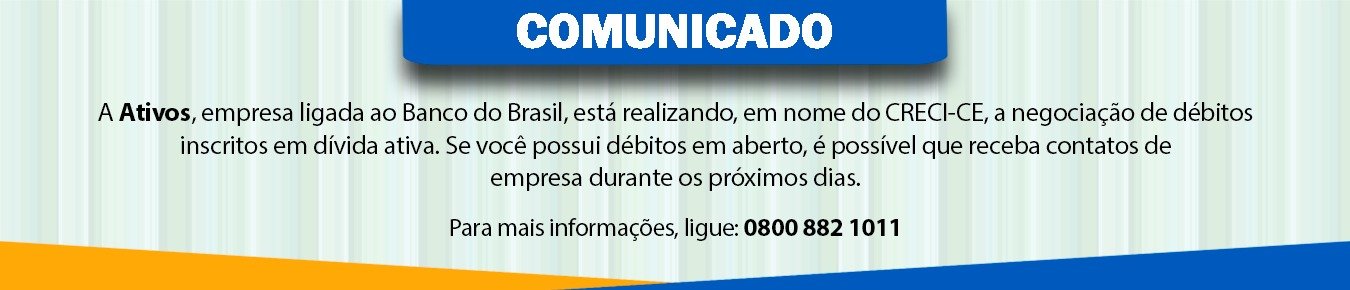 Comunicado Negociação de Débitos